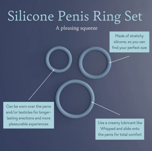 Silicone Penis Ring Set